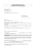 Aperçu du fichier Modelé de requête en vue de la souscription d'un contrat obsèques page 1