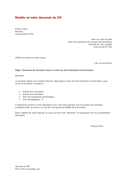 Modelé de demande de dif téléchargement gratuit documents PDF Word