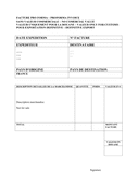 Aperçu du fichier Exemple de facture pro forma page 1