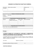 Fiche Demande D Autorisation D Ouverture