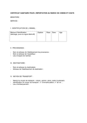 Aperçu du fichier Certificat sanitaire pour l’importation de chiens et chats (Maroc) page 1