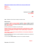 Aperçu du fichier Modèle de lettre de contestation du refus par le CPAM de la prise en charge pour accident du travail page 1