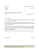 Contrat de location préavis