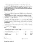 Aperçu du fichier Modelé de refus de certificat d’eviction scolaire page 1