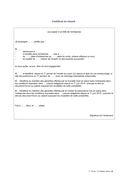 Aperçu du fichier Modèle de certificat de travail page 2