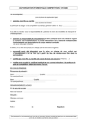 Aperçu du fichier Modelé d'autorisation parentale competition / stage page 1