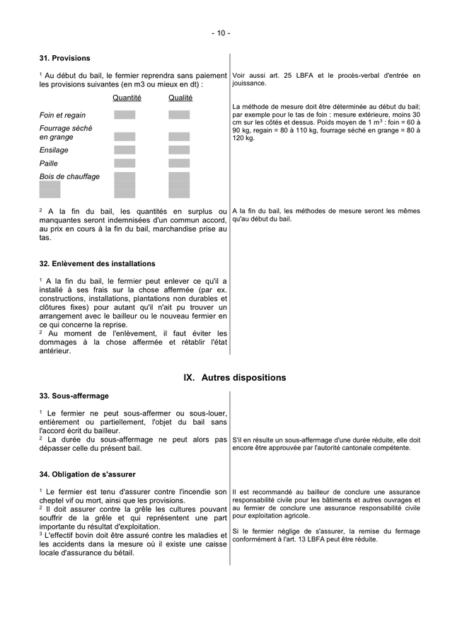 Model De Contrat De Bail A Ferme Pour Entreprise Agricole Doc Pdf