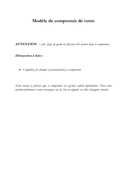 Aperçu du fichier Modèle de compromis de vente page 1