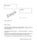 Aperçu du fichier Modèle de courrier de résiliation de bail page 1