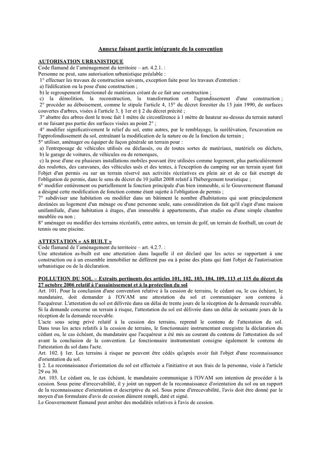 Modelé De Compromis De Vente (Belgique) - DOC, PDF - Page 8 Sur 12