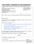 Aperçu du fichier Exemple de contestation de note administrative page 1