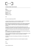 Exemple de lettre de démission