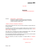 Lettre de recommandation word