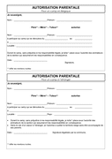 Aperçu du fichier Autorisation parentale pour un camp (Belgique) page 1