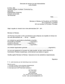 Aperçu du fichier Demande de révision de note administrative page 1