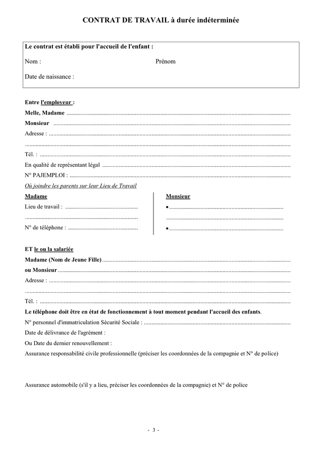 Modèle de lettre assistante maternelle agréé  DOC, PDF  page 3 sur 21