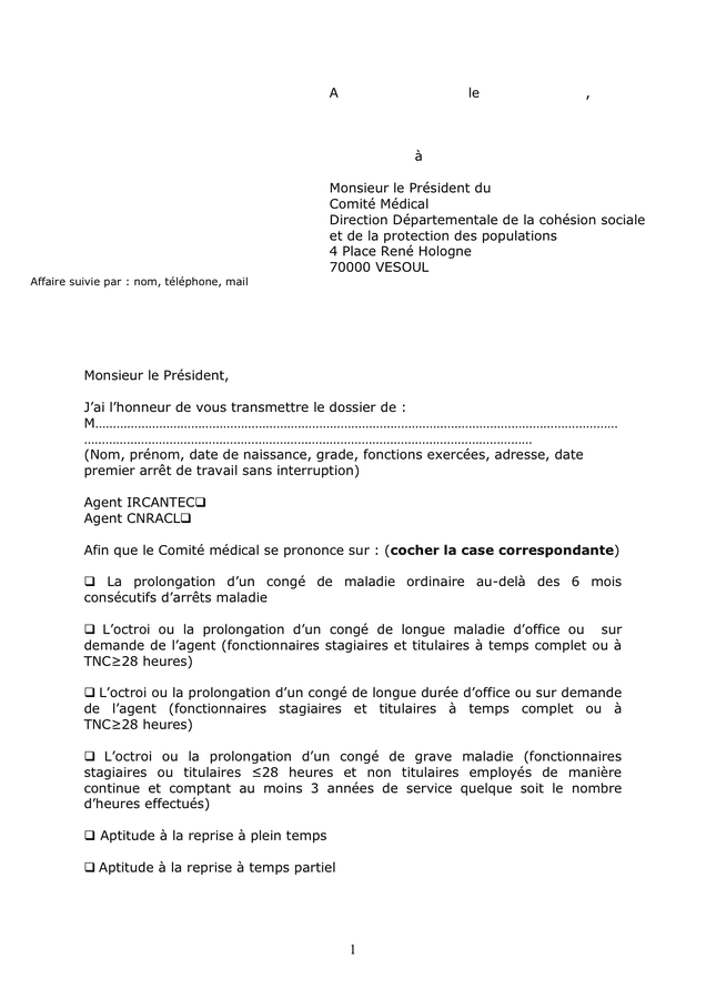 modele lettre saisine cmd  france  - doc  pdf