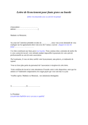 Lettre de licenciement pour motif personnel