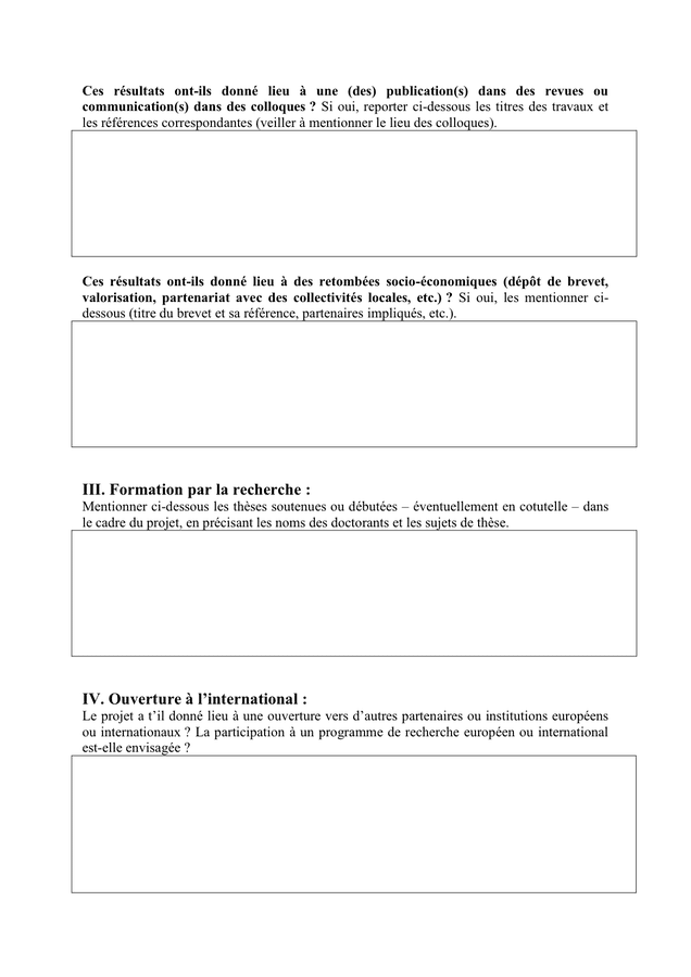 Modelé de rapport de fin de projet  DOC, PDF  page 2 sur 3
