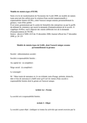 Modèle de statuts - téléchargement gratuit documents PDF, Word et Excel