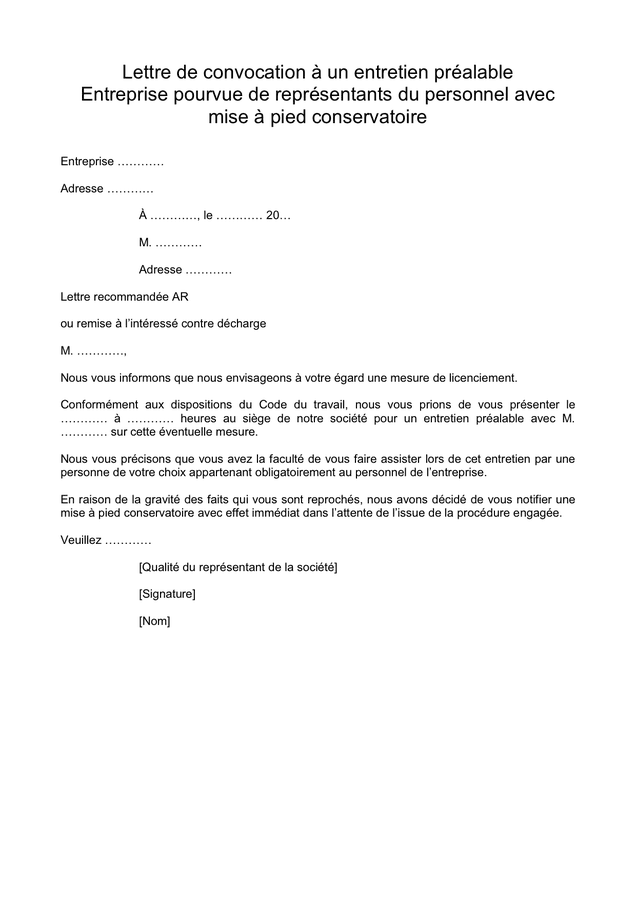 Lettre De Convocation T l chargement Gratuit Documents PDF Word Et Excel Lettre De Convocation T l chargement Gratuit Documents PDF Word Et Excel
