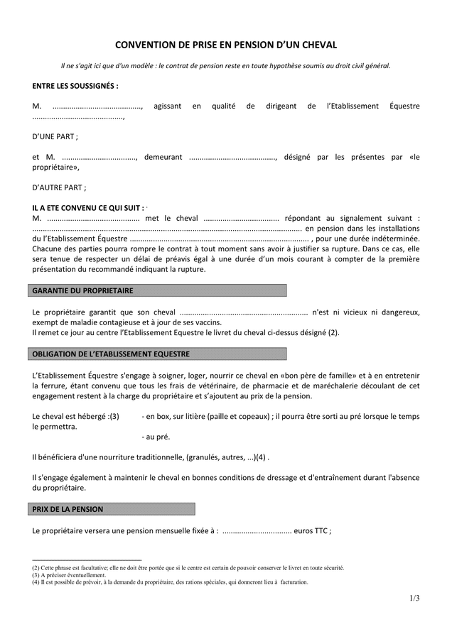lettre préavis pension equestre lettre préavis location 1 mois Six0wllts