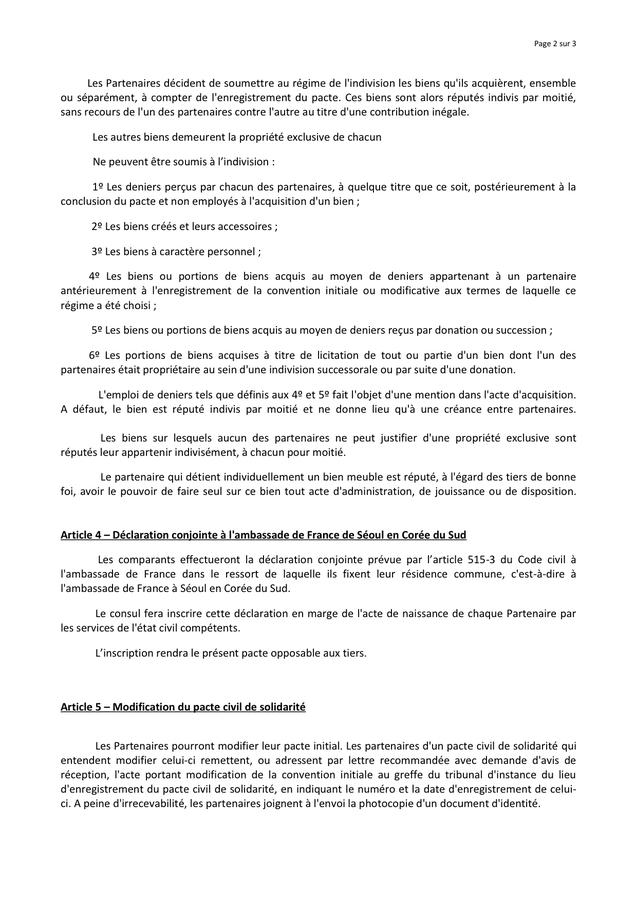 Modelé De Pacte Civil De Solidarité Doc Pdf Page 2 Sur 3