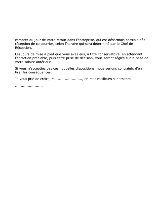 Model De R trogradation DOC PDF Page 2 Sur 2