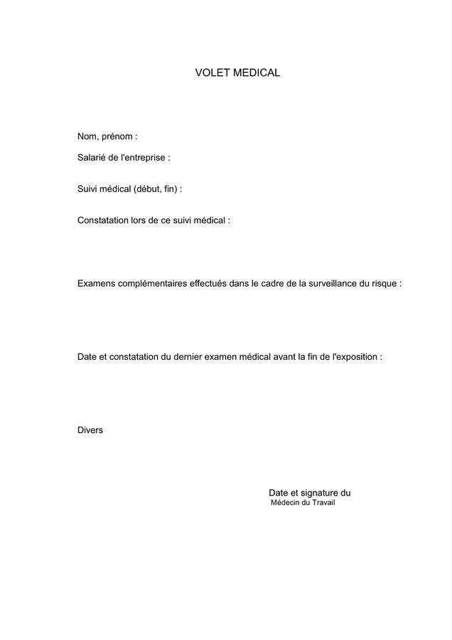 Modele d’attestation d’exposition - DOC, PDF - page 2 sur 2