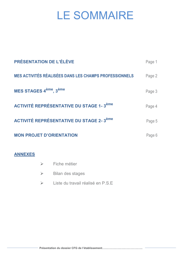 Modelé de dossier de CFG DOC, PDF page 2 sur 12