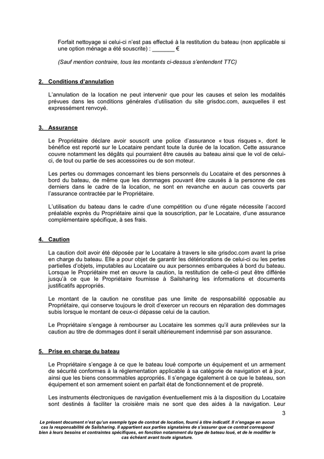 CONDITIONS GENERALES D'UTILISATION