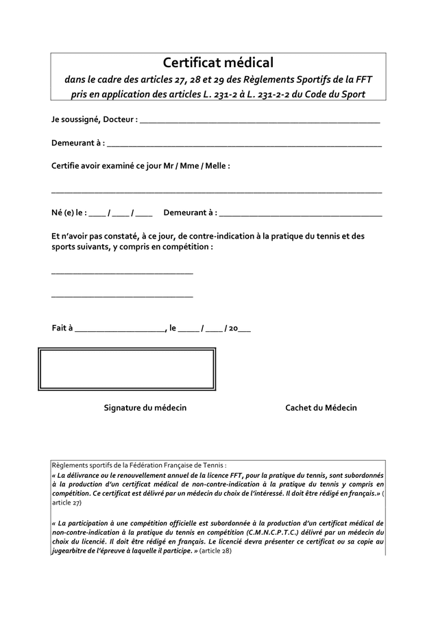Exemple De Certificat M dical Initial AINZ