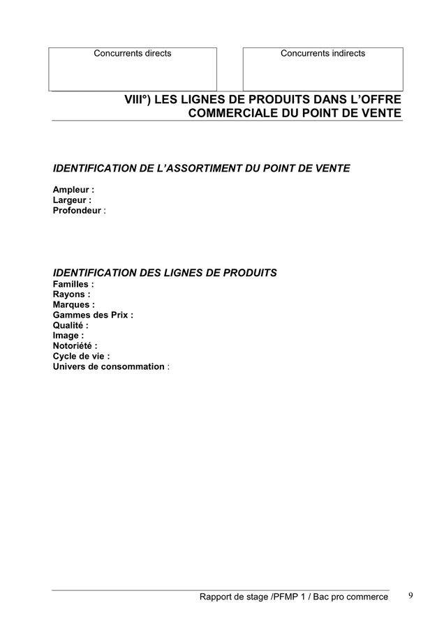 Modele D’un Rapport De Stage - DOC, PDF - Page 9 Sur 24