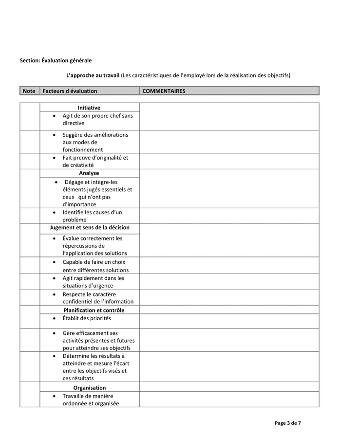 Modelé d'évaluation de rendement  DOC, PDF  page 3 sur 7