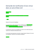 Demande Fiche D Etat Civil | Demande De Justificatif D’État Civil – GZNQ