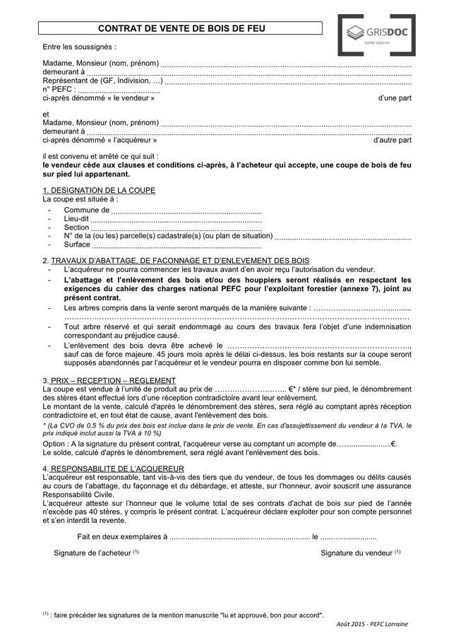 Contrat de vente téléchargement gratuit documents PDF, Word et Excel