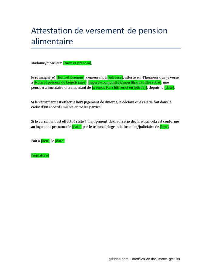 Attestation De Versement De Pension Alimentaire DOC PDF Page 1 Sur 1 attestation-de-versement-de-pension-alimentaire-doc-pdf-page-1-sur-1
