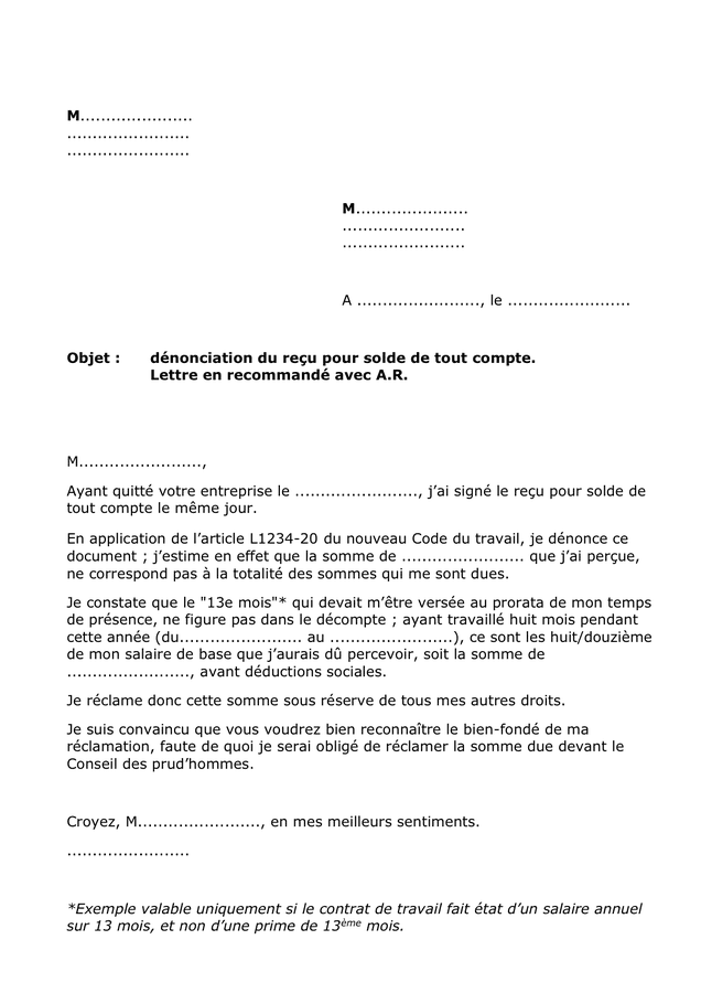 Re u Pour Solde De Tout Compte T l chargement Gratuit Documents PDF Re u Pour Solde De Tout Compte T l chargement Gratuit Documents PDF