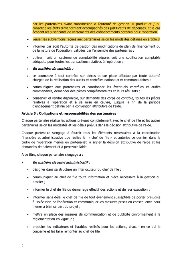 Model De Convention De Partenariat Doc Pdf Page Sur